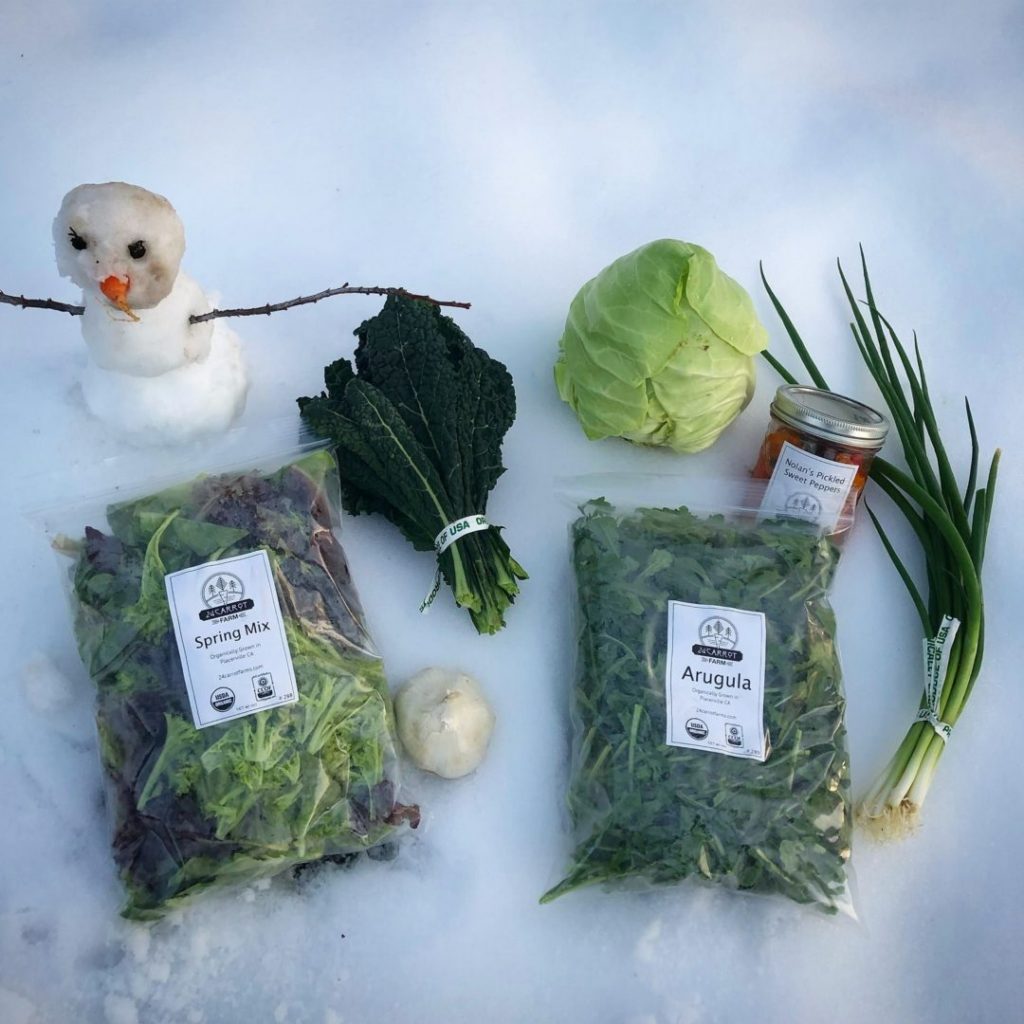 24 Carrot Farm– Winter CSA box produce