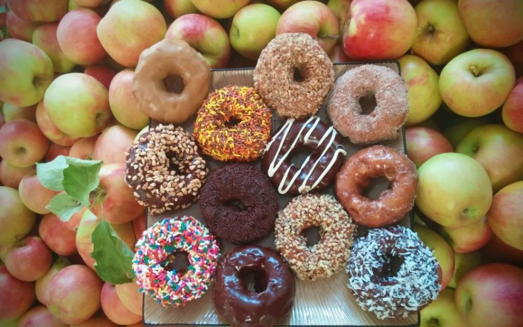 apples and doughnuts