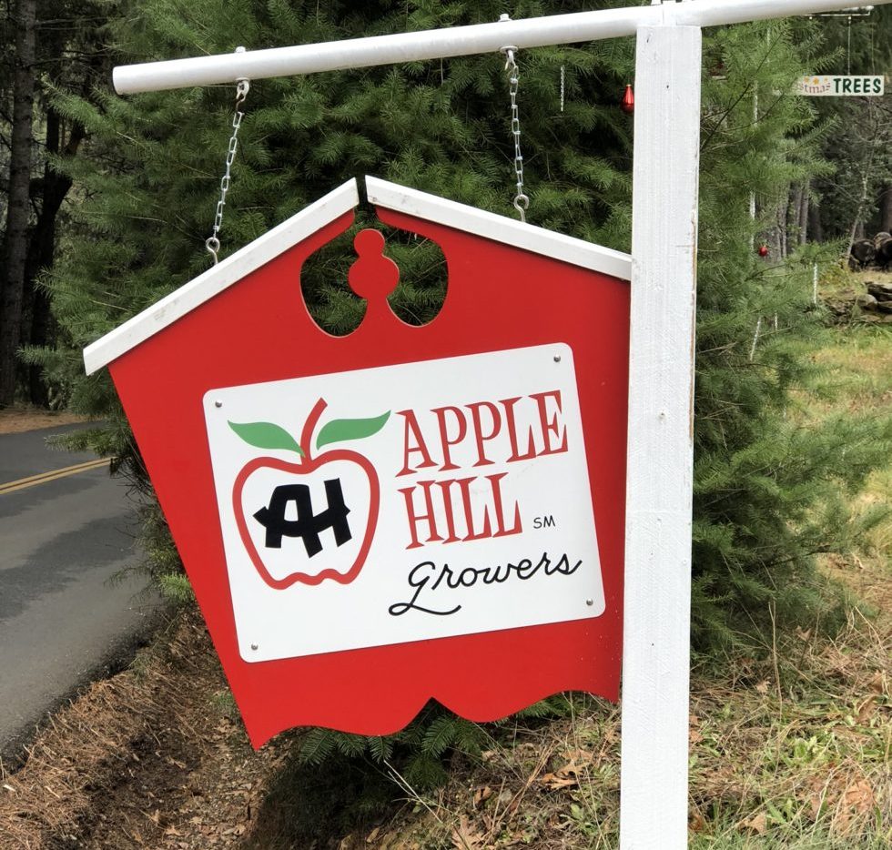 apple hill sign