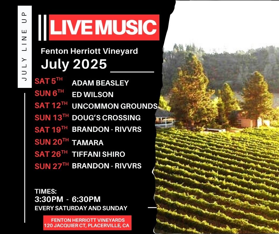 July Live Music Schedule