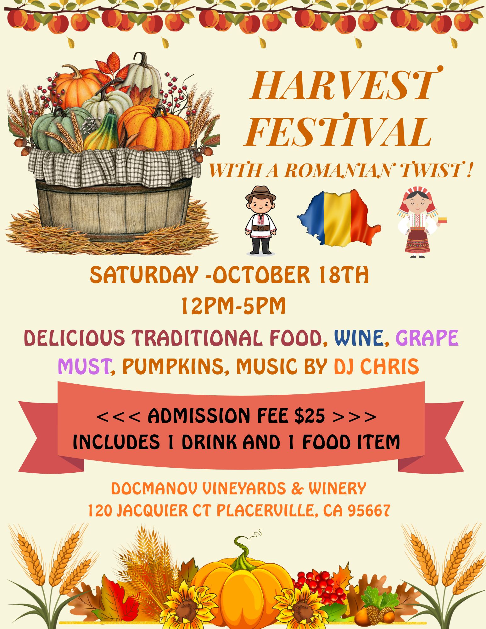 Harvest Festival Flyer